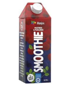 Marjex® smoothie mansikka-mustaherukka (750ml) – Marjex Mansikkapaikka